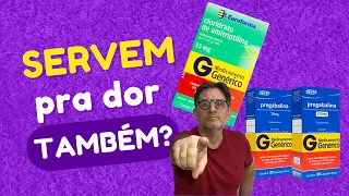 Antidepressivo e anticonvulsivante pra dor?