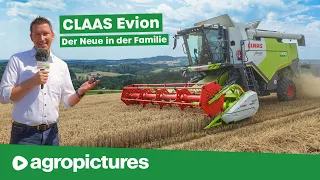 Der neue Claas Evion Mähdrescher im Einsatz beim Lohnunternehmen Agrolohn | Claas Südostbayern GmbH