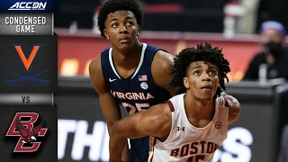 Virginia vs. Boston College Condensed Game | 2020-21 ACC Men's Basketball