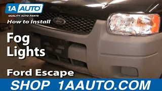 How to Replace Fog Light 01-04 Ford Escape