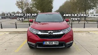 190 HP HONDA CR-V 1.5 TURBO CVT | AWD 4X4 İLE VİRAJ VE PERFORMANS TESTİ | NE KADAR EKONOMİK?