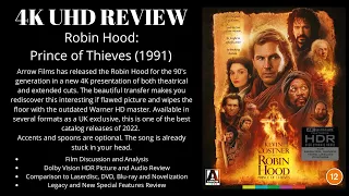 Robin Hood: Prince of Thieves (1991) Arrow Video 4K UHD Review