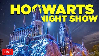 🔴 The Nighttime Lights At Hogwarts™ Castle Projection Show 🏰✨⚡ || Universal Orlando Resort