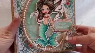 *SOLD* Saturated Canary Mermaid Heartfelt Creations Under the Sea Mini Album