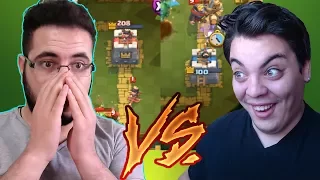 KİM DAHA PRO - Random Aynı Deste W/Sanal Oyuncu Clash Royale