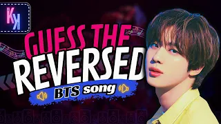 GUESS THE REVERSED SONG by BTS | ARMY QUIZ | KPOP KNOWLEDGE 2024