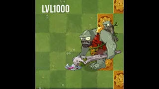 Plants Vs Zombies 2 LVL 1000  ONE METAL SPIKEROCK  VS  Jurassic Gargantuar #Shorts