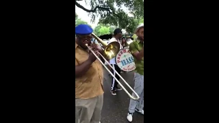 "Santiago"- Ronell Johnson with Preservation Hall at Charlie Gras!!