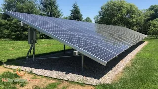 Review of a Ground Mount 28KW Solar Array.