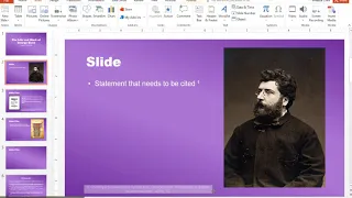 Adding Footnotes to Your Powerpoint