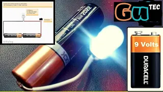 Cómo hacer circuito con led, pilas o batería.