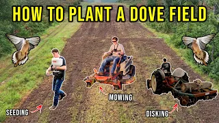 Prepping for Dove Hunting: Field Makeover with Mowing, Disking, and Seeding! Millet & Milo