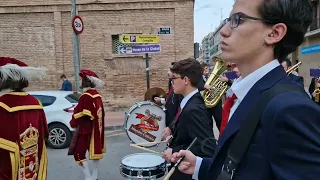 Procesión Virgen de la Arrixaca. Murcia. Banda Maestro Cebrián. 21/05/2023. I