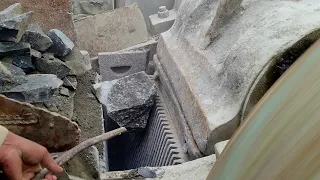Amazing Quarry Primary Rock Crushing | Rock Crusher in Action | Satisfying Stone Crushing Process