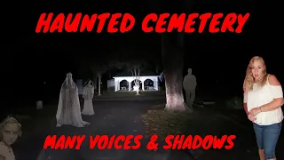 DID YOU SEE THEM EYES & SHADOW PEOPLE (HAUNTED BROOKSVILLE CEMETERY)