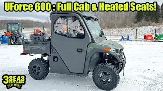 2023 CFMoto UForce 600 with full Premium Cab & Heated Seats! Walk Around & First Ride!