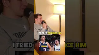 Luka Doncic ASKED Nikola Jokic To JOIN INSTAGRAM 😂😂 #shorts