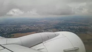 Landing at the Václav Havel Prague Airport