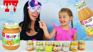 BABY FOOD Challenge ДЕТСКОЕ ПИТАНИЕ Челлендж Вызов Принят Челленджи от World Toys TV