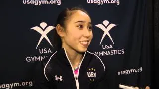 Katelyn Ohashi After Winning the 2013 AT&T American Cup