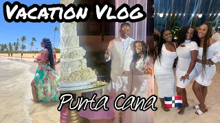 TRAVEL VLOG 2022 | TRIP TO PUNTA CANA, DR | DREAMS MACAO BEACH | DESTINATION WEDDING | FAMILY VACAY