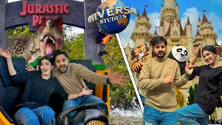 AREEB K SATH SCAM HOGYA 😂 | Cartoons Ki Duniya Mai Agaye 😍 | Universal Studios Singapore ♥️