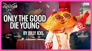 Spaghetti & Meatballs Sings “Only the Good Die Young” by Billy Joel | Season 11 | The Masked Singer