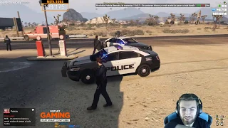 ACCIDENTES, ROBO, PILLAMOS A MOLINA Y TIROTEO ACABA... | DESPISTAOS GTA V ROLEPLAY POLICIA | DIA #45