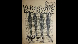 Bad Brains (US) Live @ CBGB's, NYC 2nd October 1981  (Restored & mastered)