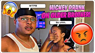 15 YEAR OLD SISTER DOES HICKEY PRANK ON OLDER BROTHER! *PT. 2*