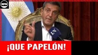 Massa no paró de dejar pedaleando en el aire a periodista de LN+ por tirar fake news sin parar