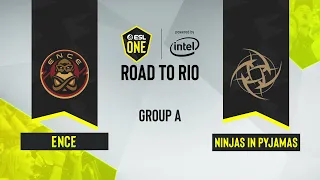 CS:GO - Ninjas in Pyjamas vs. ENCE [Overpass] Map 2 - ESL One: Road to Rio - Group A - EU