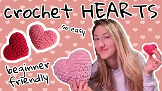 Easiest Most Adorable Heart Crochet Pattern