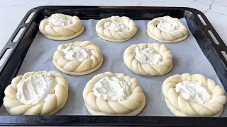 These buns melt in your mouth! Super soft and fluffy. Easy Baking.🔝 3 recipe