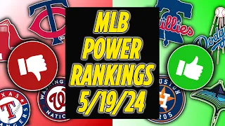 MLB Power Rankings #6- Phillies, Dodgers RED HOT, Who is #1? Astros, Rays HEATING UP