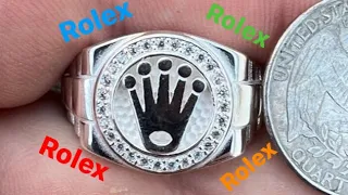 ROLEX ring- Harlem Bling review