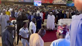 Bola Tinubu danced Kizz Daniel’s hit song, ‘Buga’ at youth town hall meeting in Abuja on Friday