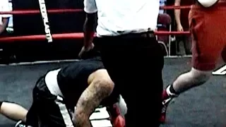 heavyweight novice boxers @ Gleason's Gym : Vince Varriano / Rafael Warner : 201 lb. full fight