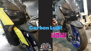 Carbon Lodi! XMAX palit ulit ng fairing! HAHA