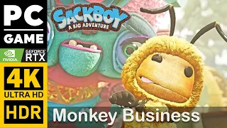 Monkey Business | Sackboy: A Big Adventure | Walkthrough, No Commentary, 4K, RTX, HDR