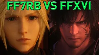 Final Fantasy VII Rebirth vs Final Fantasy XVI