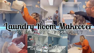 Laundry Room Makeover on a budget