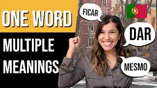 European Portuguese | 5 Common Words with MULTIPLE Meanings!