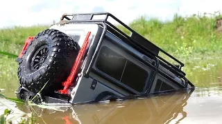 TRAXXAS TRX4 Driver ROOF DEEP - SWAMP RESCUE w/ SPYKER KAT  | RC ADVENTURES