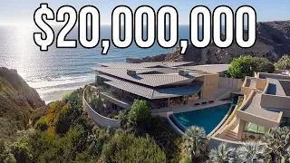 Inside a $20,000,000 Contemporary Oceanfront La Jolla Mansion | Mansion Tour