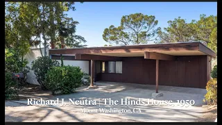 Richard J  Neutra | The Hinds House, 1951-1952 | 3940 San Rafael Ave, Los Angeles, Ca  90065