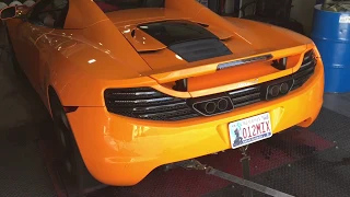 McLaren MP4-12C On E85 making 635WHP!