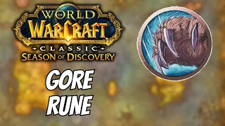 Gore Rune Location for Druids | Season of Discovery Phase 3