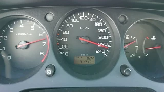 Honda Accord VI 2.0 ES F20B6 Top Speed