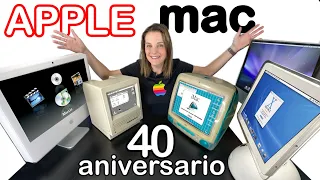 Apple Macintosh 40º ANIVERSARIO, todos los MAC evolución